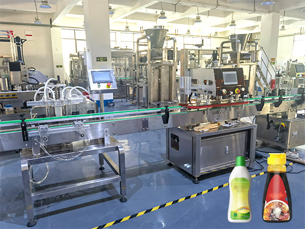 全自動液體灌裝機(jī)生產(chǎn)線