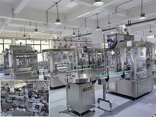 全自動液體灌裝機(jī)生產(chǎn)線